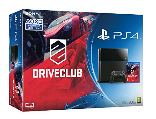 Sony PlayStation 4 Console [Black] with Driveclub Play Station4 (PS4)